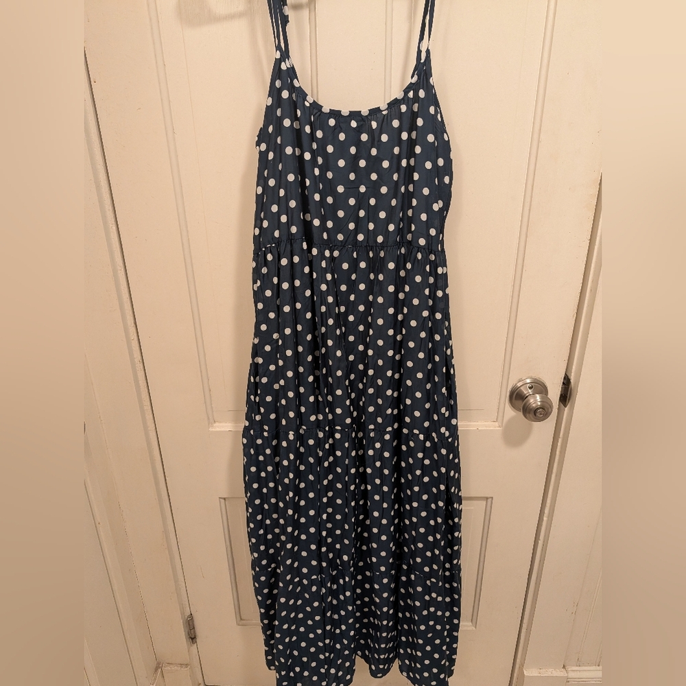 Kiel James Patrick Grace Polka Dot Maxi Dress - Picture 6 of 10
